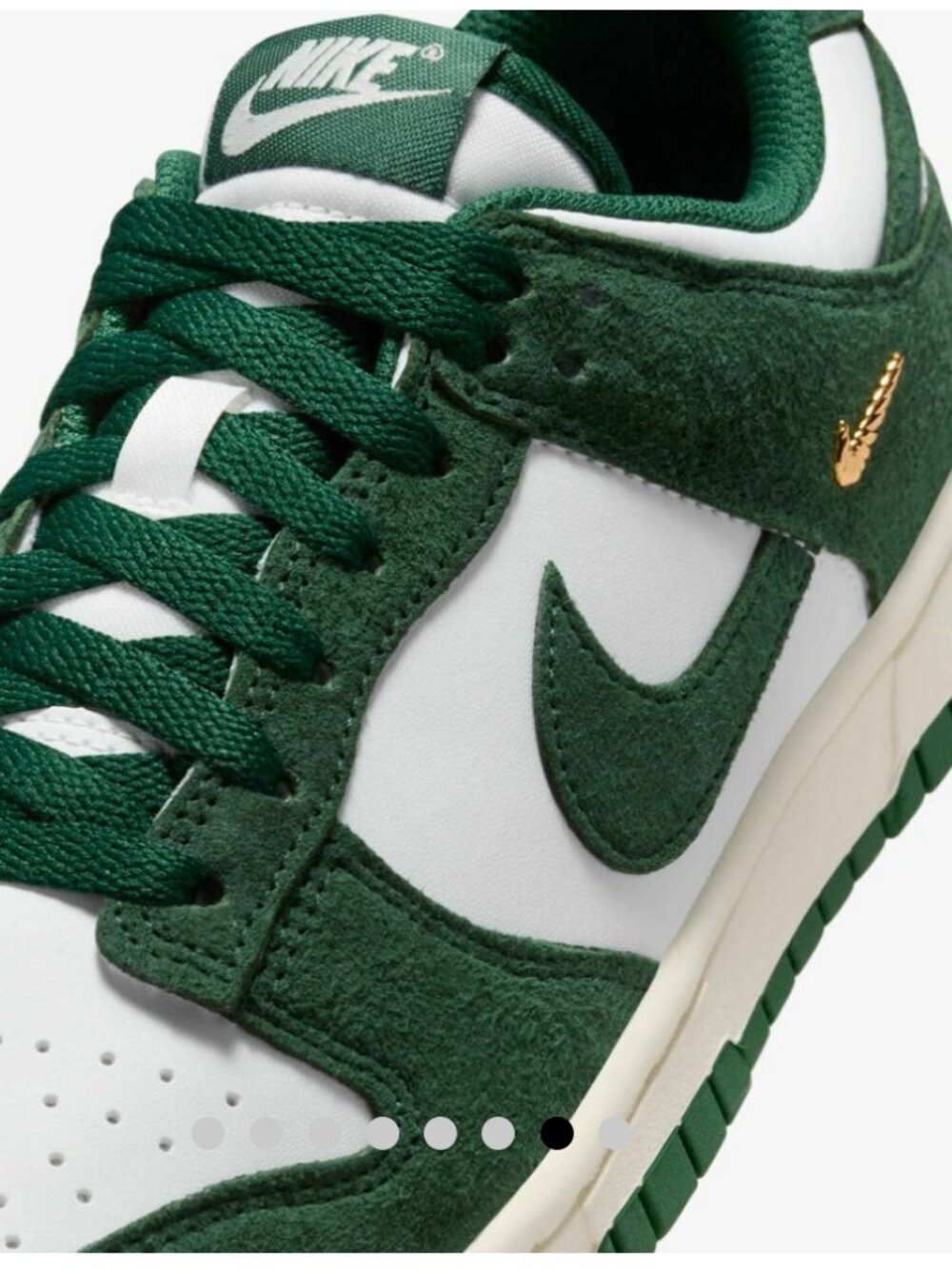 Nike Dunk Low Gorge Green Mini Swoosh